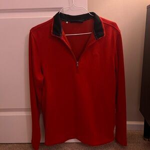 Under Armour Men's Red Zip-Up Sweater